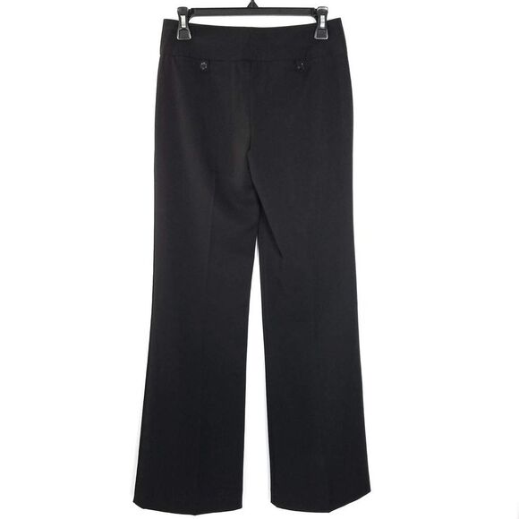 A. Byer Princeton Mid Rise Wide Leg Flare Trouser Dress Pants Black Size 3 - Picture 3 of 6